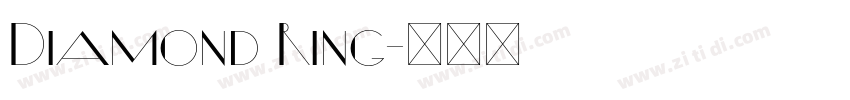 Diamond Ring字体转换